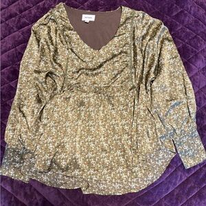 Heyson Olive Floral Blouse